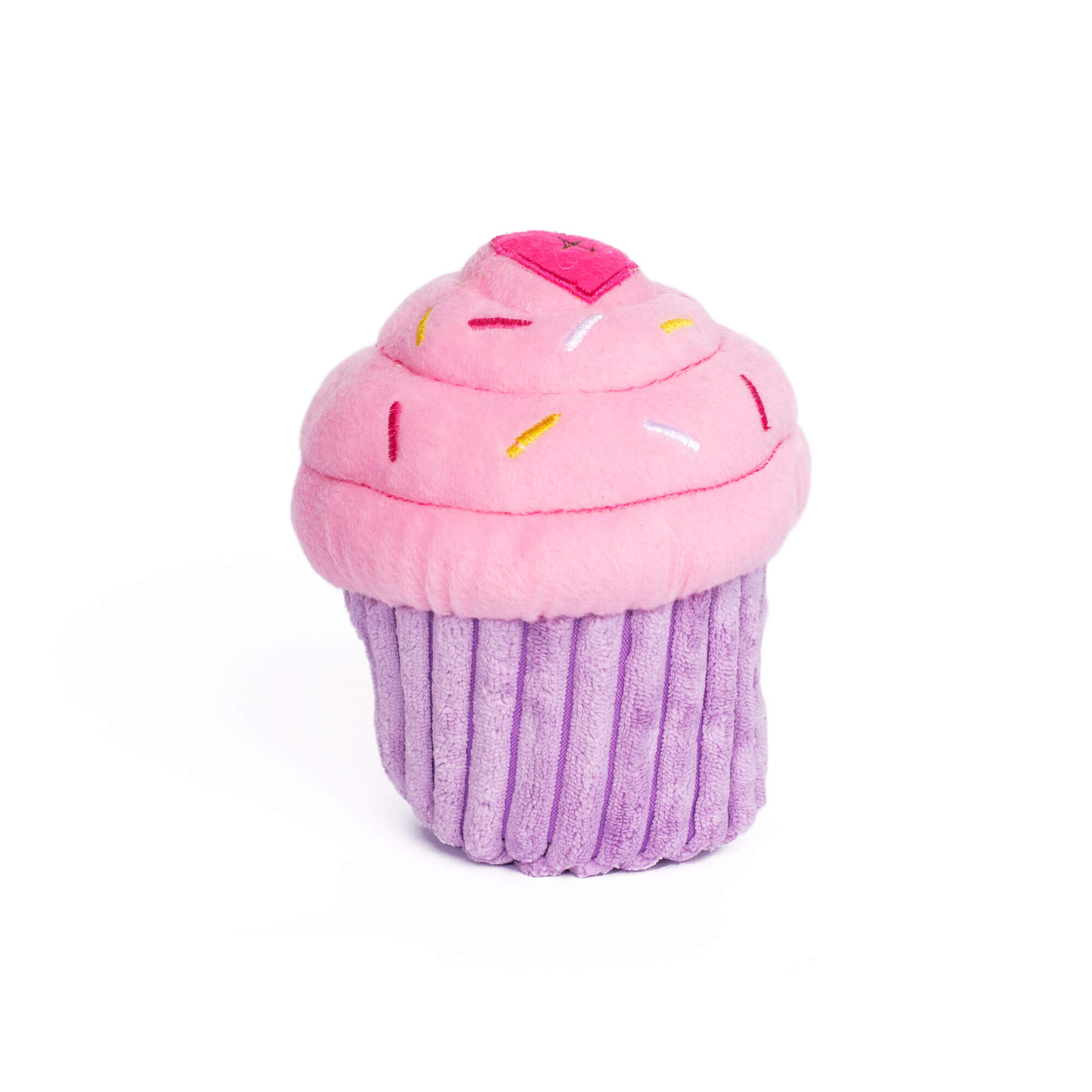 Rosa Cupcake mit Quietscher